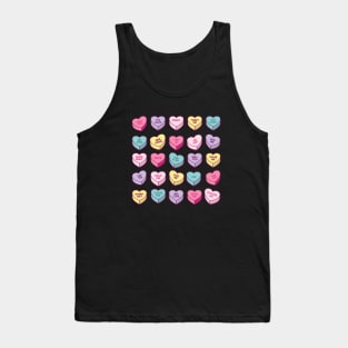 Valentines Day Candy Hearts Tank Top